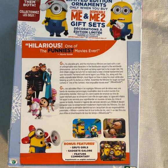 New, Sealed, Collectable, Limited Edition 'Dispicable Me' Dvd and Ornament set. - Picture 3 of 3